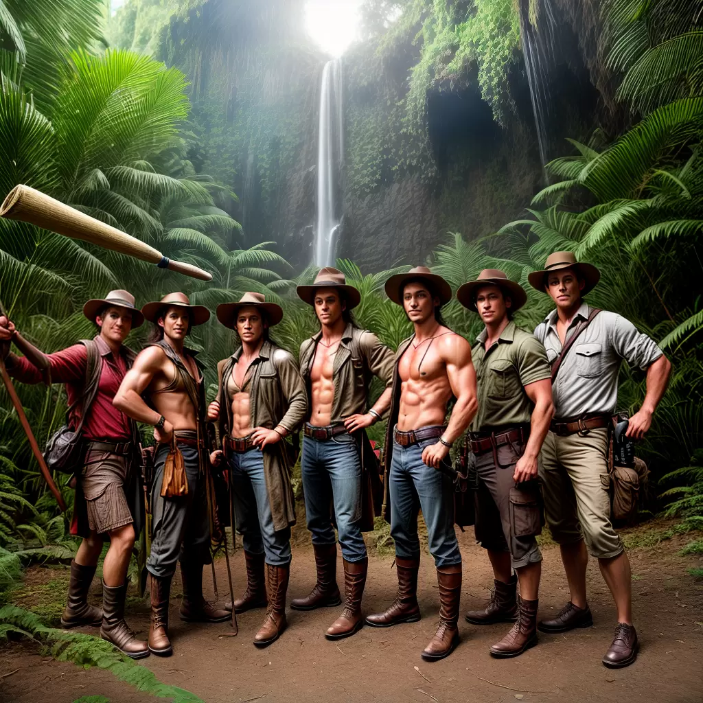 Fotos amigos aventureiros selva fantasias Fotos amigos aventureiros selva fantasias