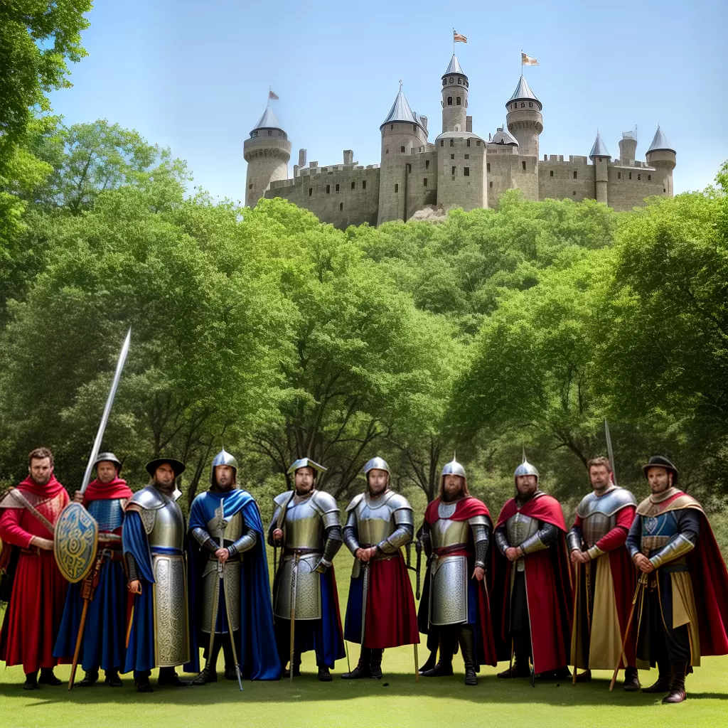 Fotos fantasia medieval espada castelo 1