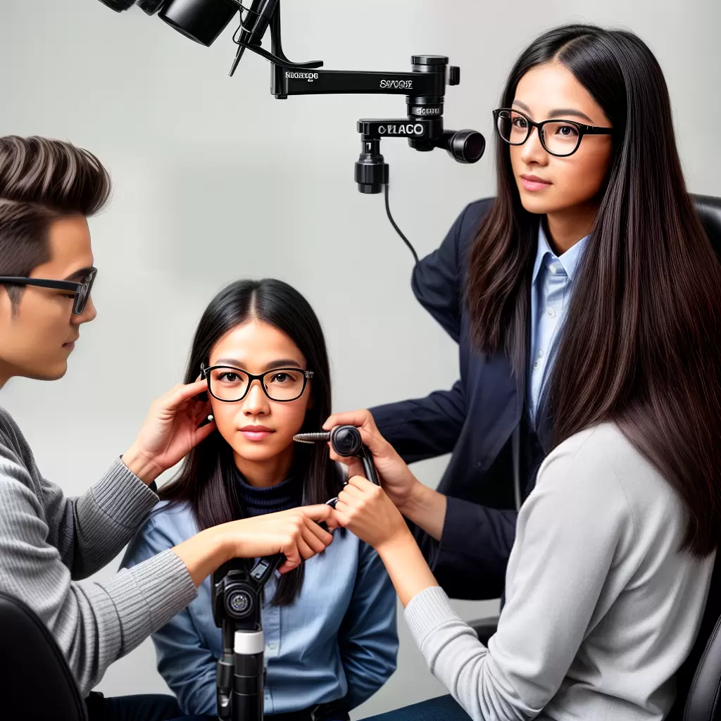 Fotos exame vista oculos optometrista