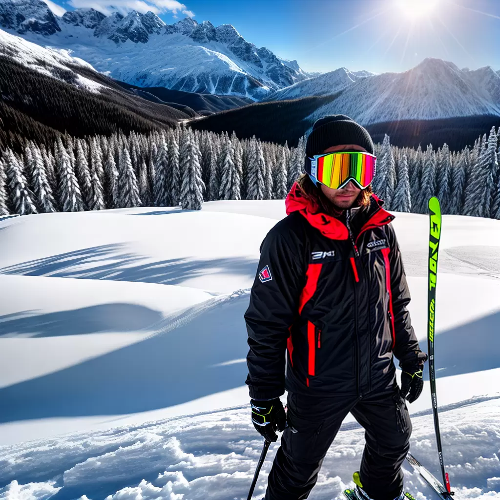 Fotos esquiador goggles neve montanha Fotos esquiador goggles neve montanha