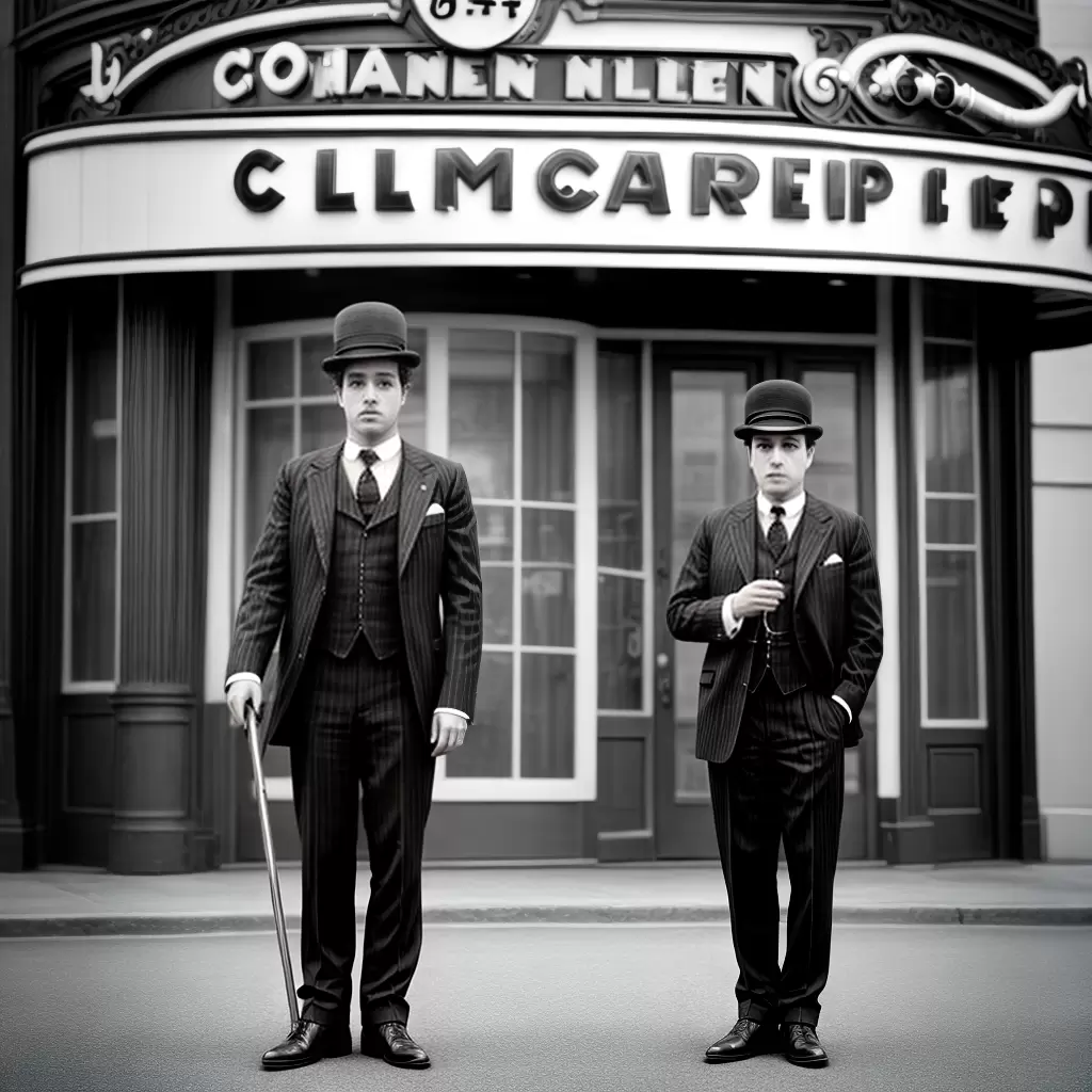 Fotos charlie chaplin teatro filmes mudos