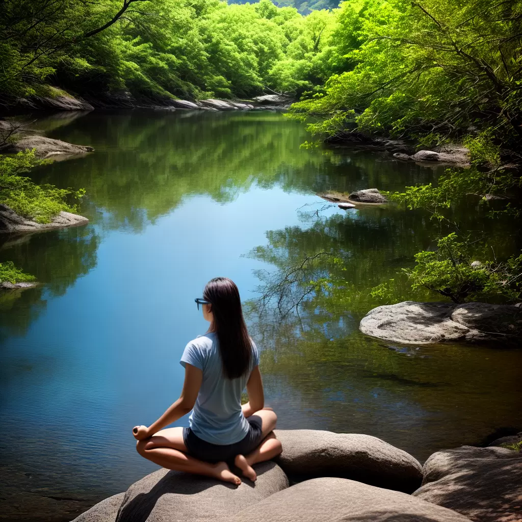 Fotos meditacao oculos leve moderno paz