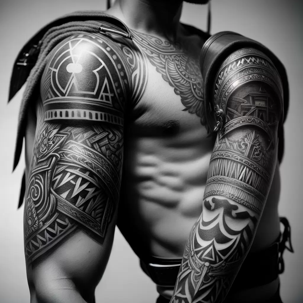 Fotos tatuagem casco gladiador romano Fotos tatuagem casco gladiador romano