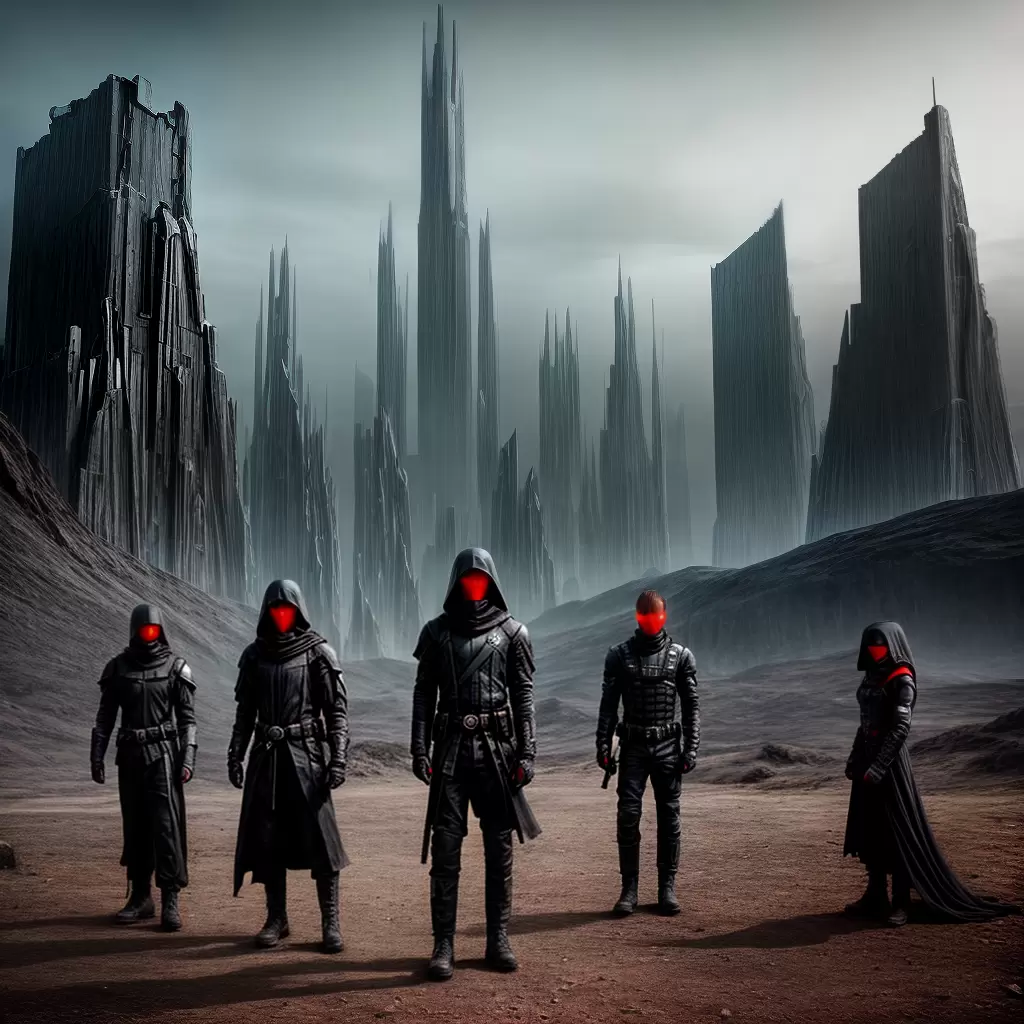 Fotos futuro distopico grupo personagens armados Fotos futuro distopico grupo personagens armados