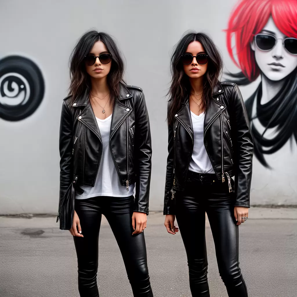Fotos mulher jaqueta couro oculos grafite Fotos mulher jaqueta couro oculos grafite