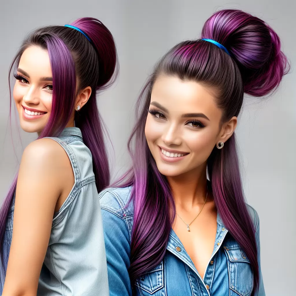 Fotos modelo cabelo colorido unico Fotos modelo cabelo colorido unico