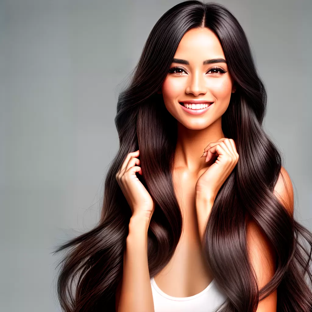 Fotos cabelo brilhante sorriso produtos tratamento