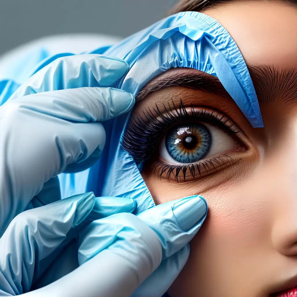 Fotos luvas cirurgicas lentes contato hospital