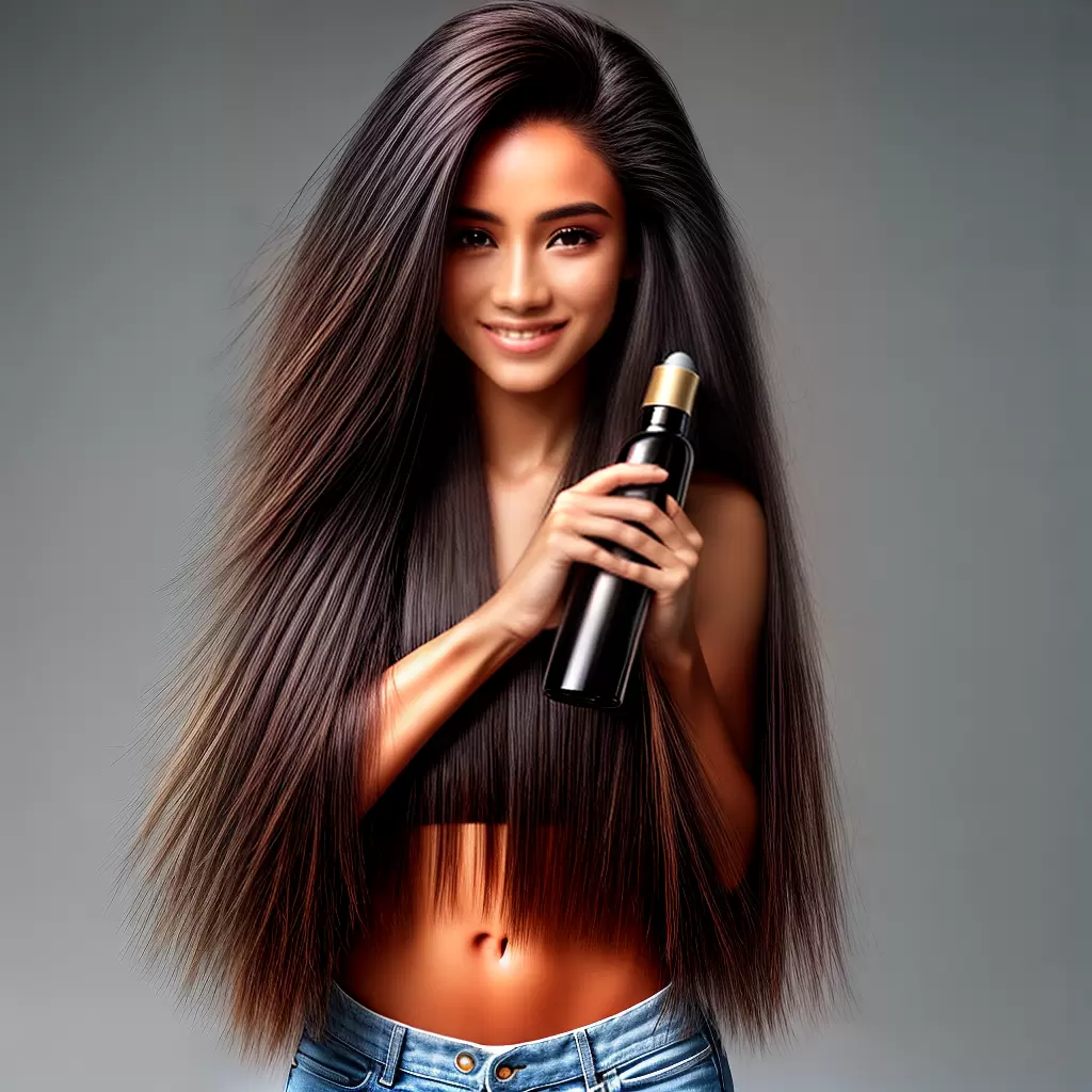 Fotos cuidado capilar oleo pente cabelo liso