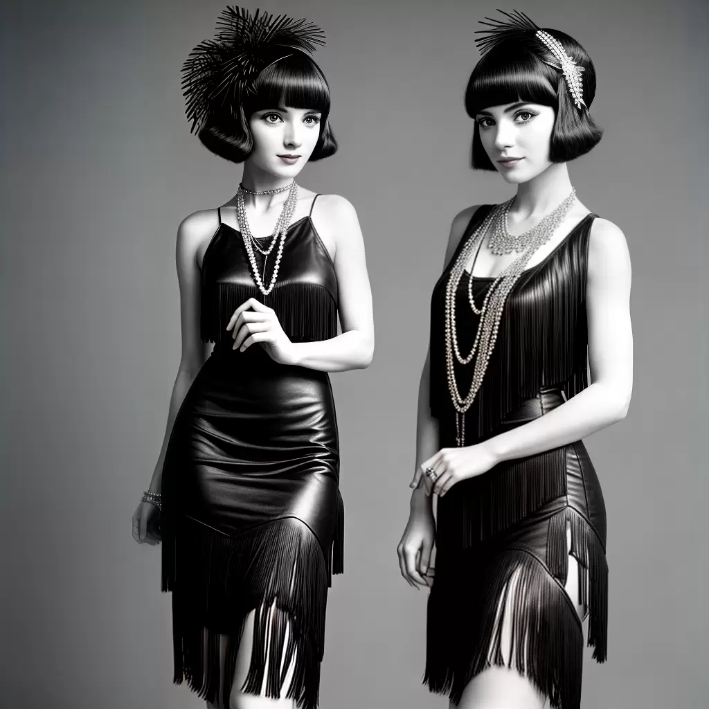 Fotos flapper charleston moda franjas Fotos flapper charleston moda franjas