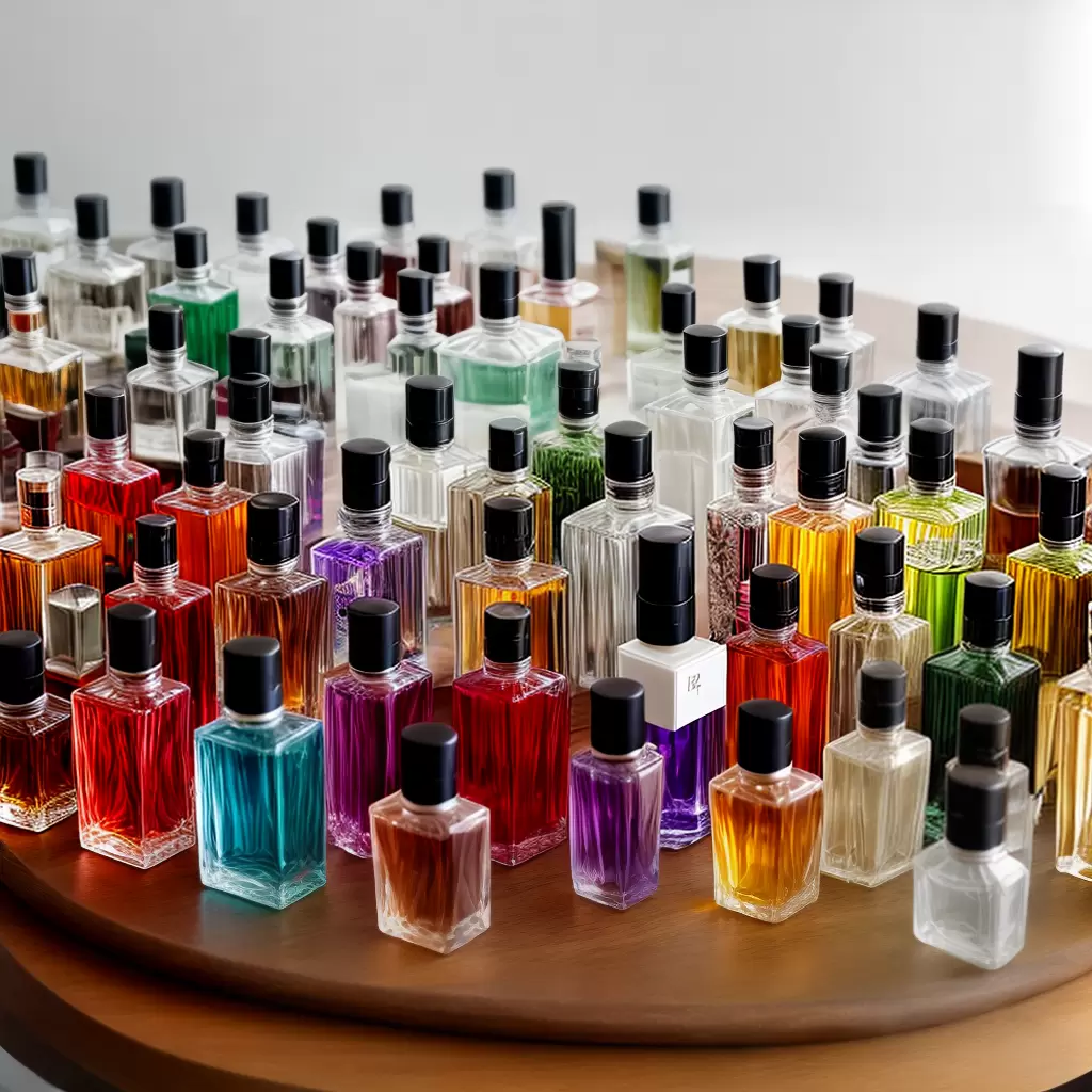 Fotos prateleira perfumes organizacao lavanda