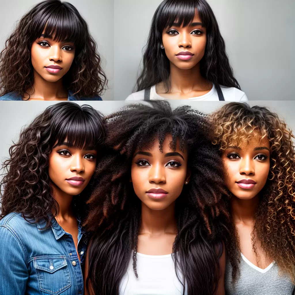 Fotos cabelo crespo liso bangs espelho Fotos cabelo crespo liso bangs espelho