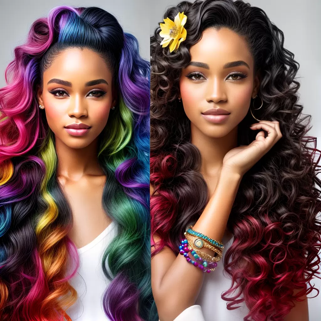 Fotos texturas cabelo acessorios coloridos Fotos texturas cabelo acessorios coloridos