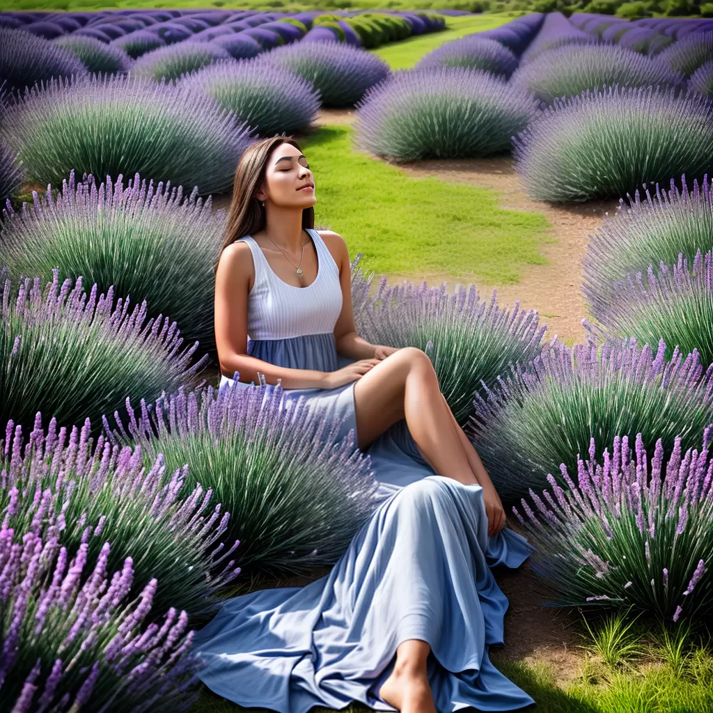 Fotos mulher lavanda aromaterapia perfumes Fotos mulher lavanda aromaterapia perfumes