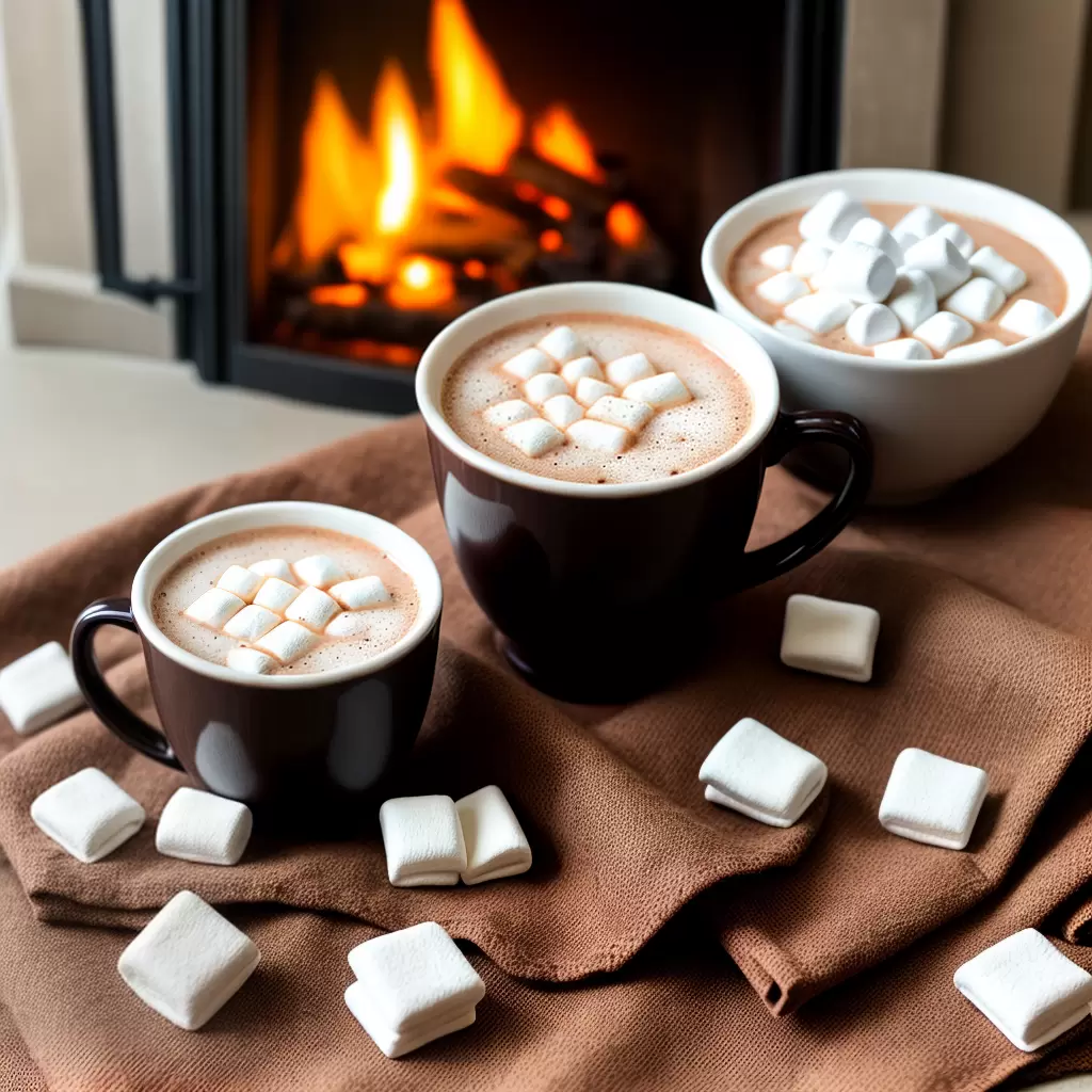 Fotos chocolate quente lareira memorias inverno
