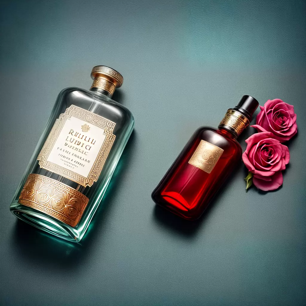Fotos frasco perfume vintage rosas joias