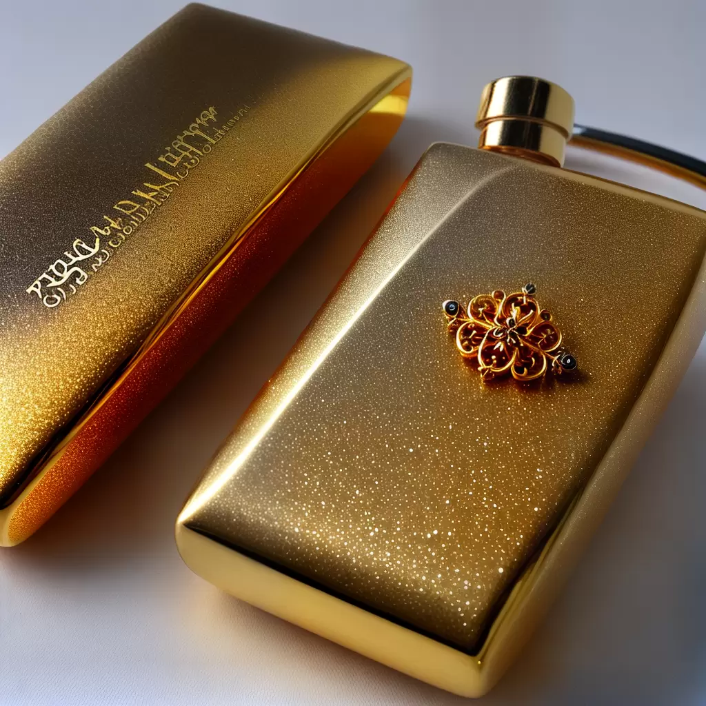 Fotos perfume dourado joias veludo