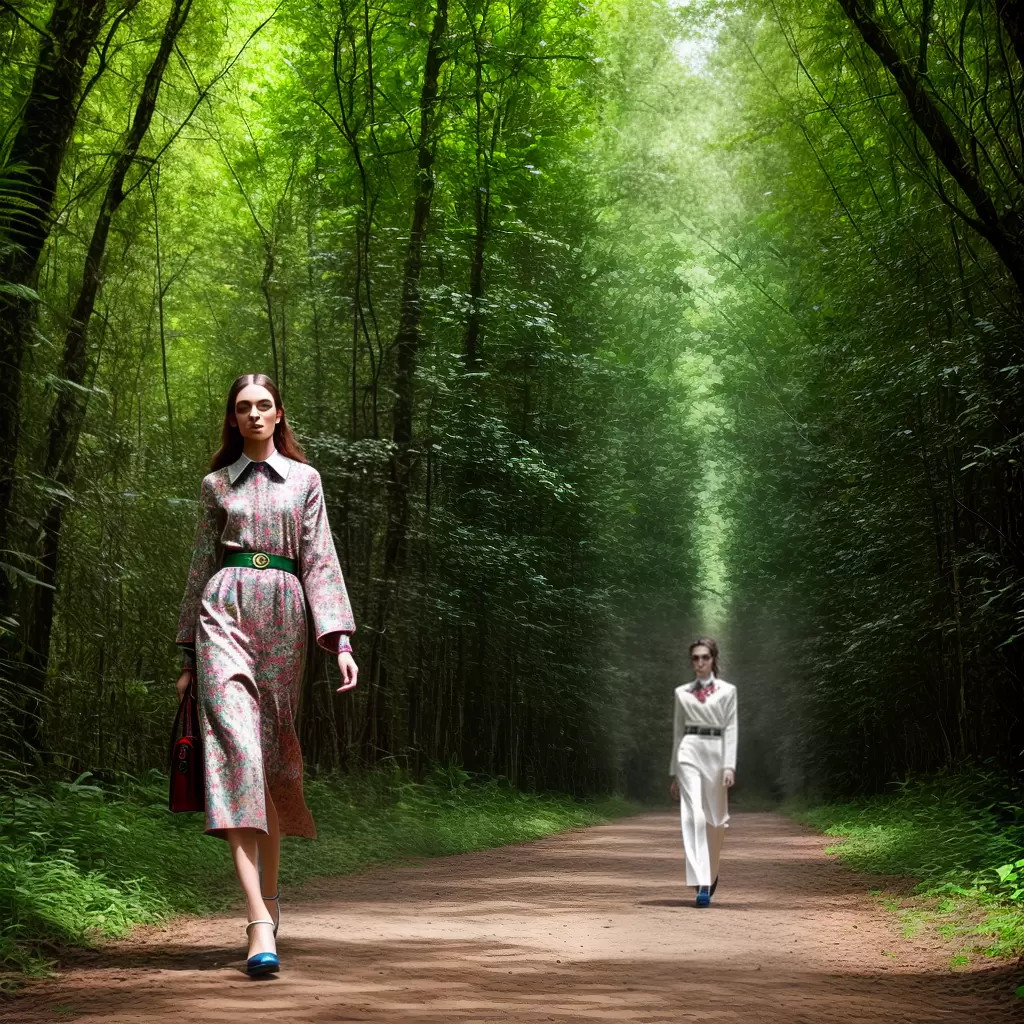 Fotos moda sustentavel gucci floresta