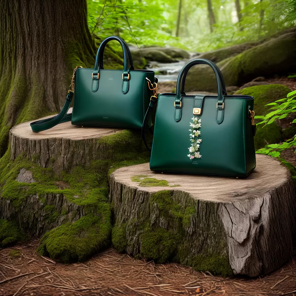 Fotos bolsa gucci sustentabilidade floresta verde