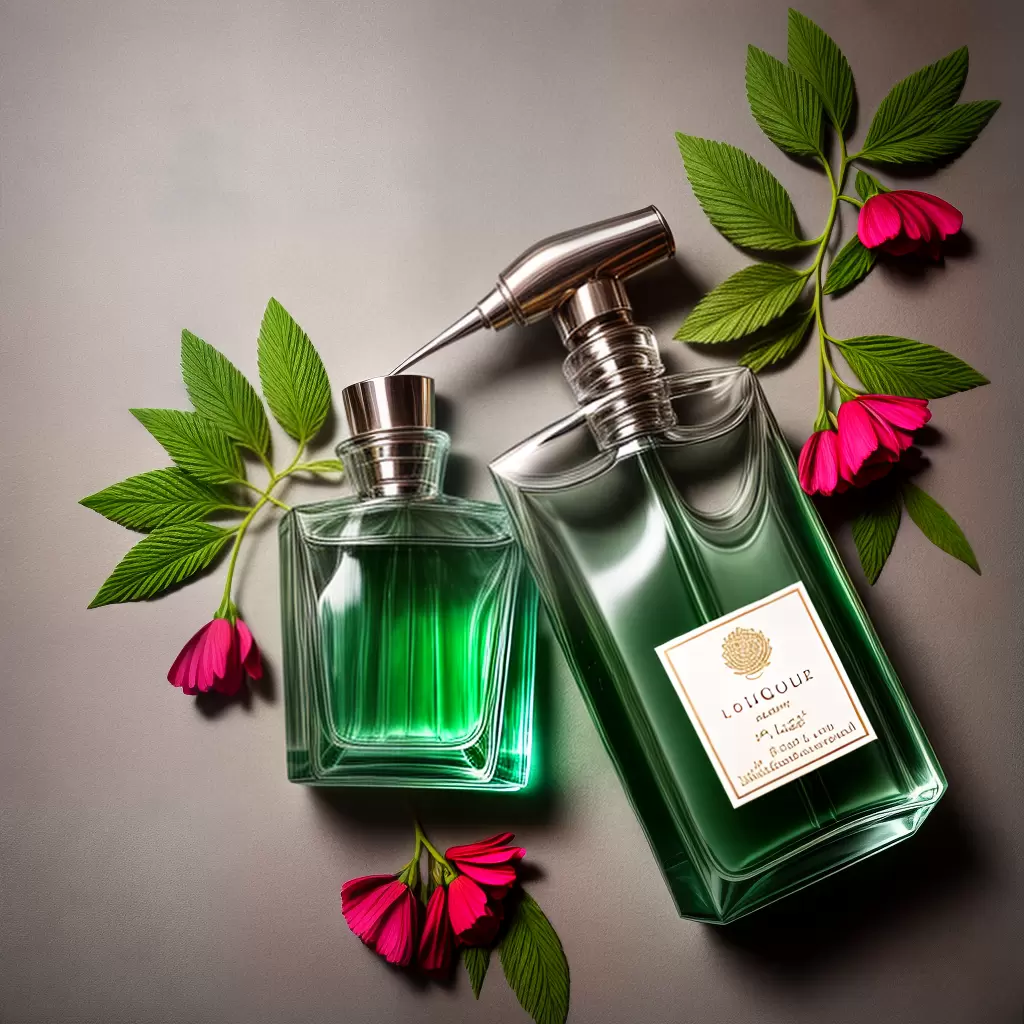 Fotos perfume vintage frasco flores historia