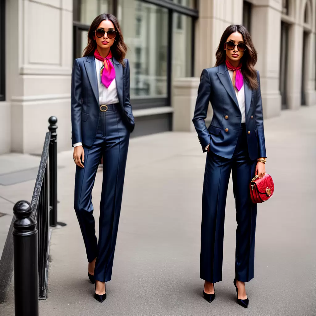 Fotos modelo gucci blazer scarf oculos bolsa