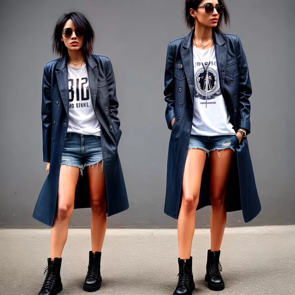 Fotos look rua prada combate camiseta blazer