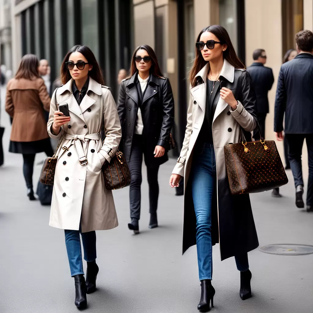 Fotos mulher louis vuitton speedy trench coat