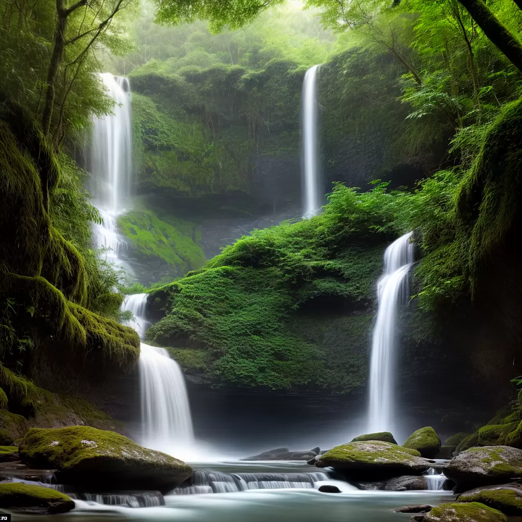 Fotos floresta cachoeira especiarias mesa
