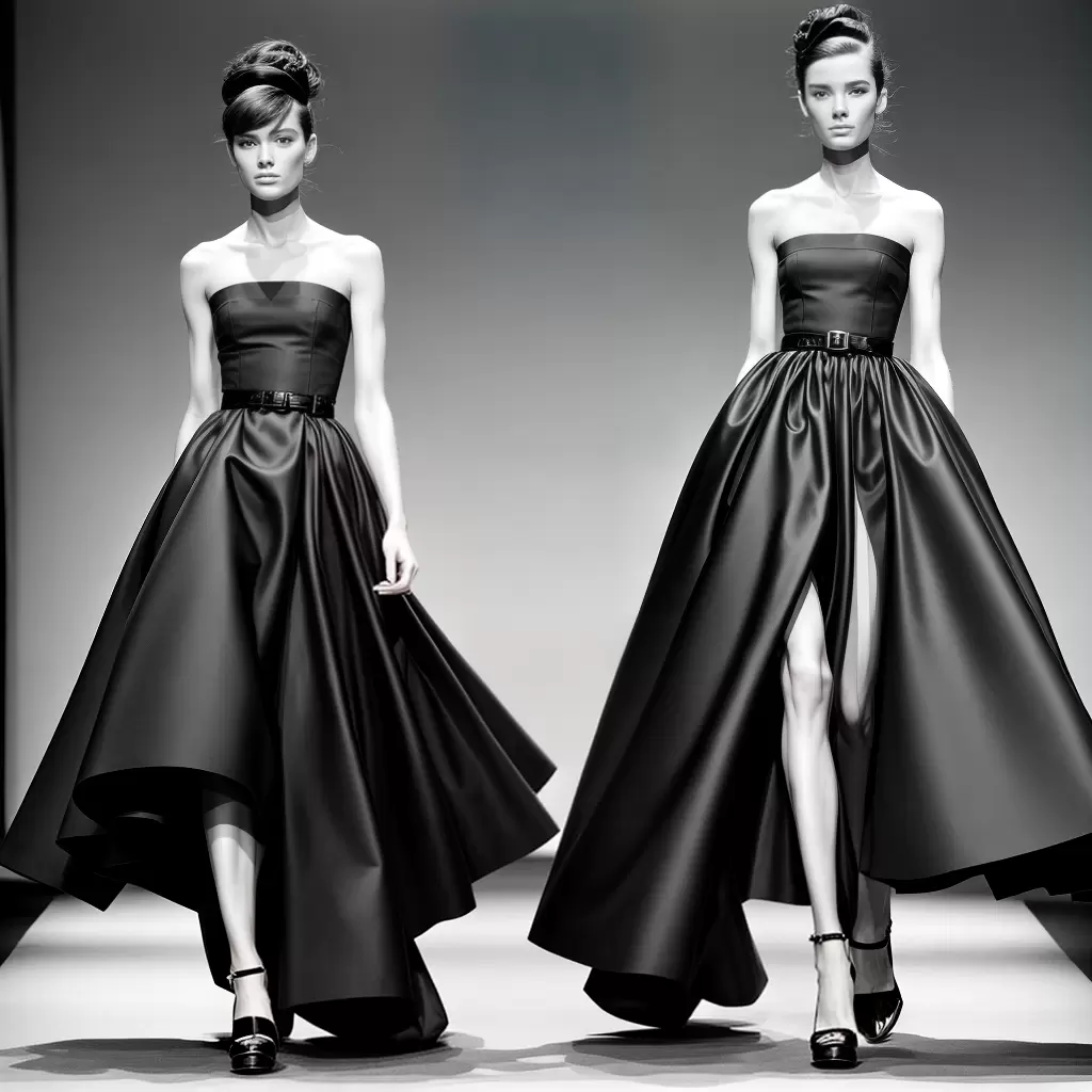 Fotos modelo desfile dior vestido cintura alta Fotos modelo desfile dior vestido cintura alta