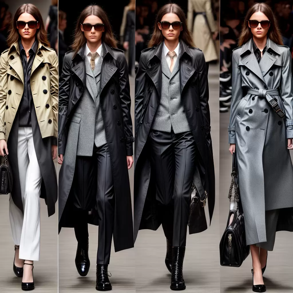 Fotos trench coat burberry evolucao moda 1