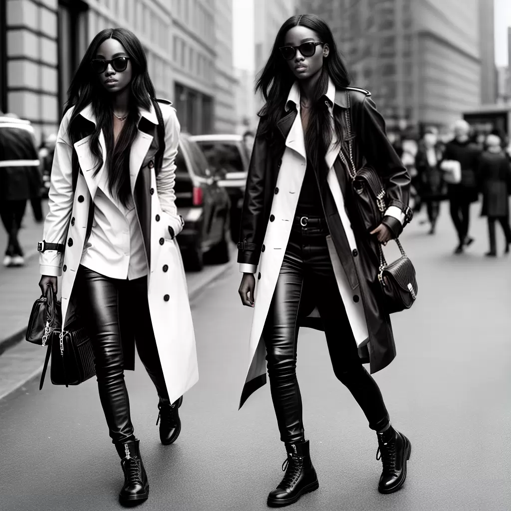 Fotos modelo trench coat burberry acessorios