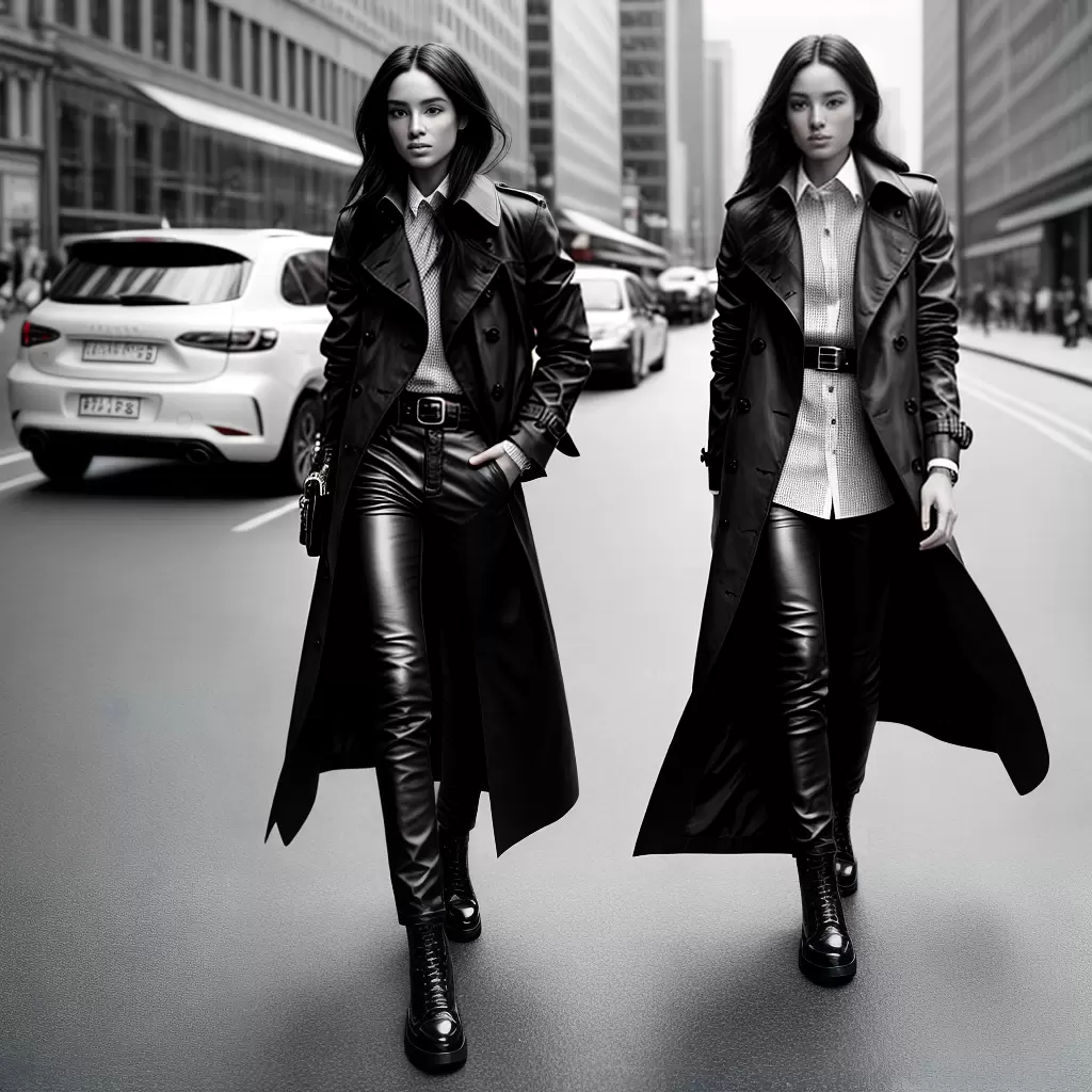 Fotos modelo trench coat burberry cidade