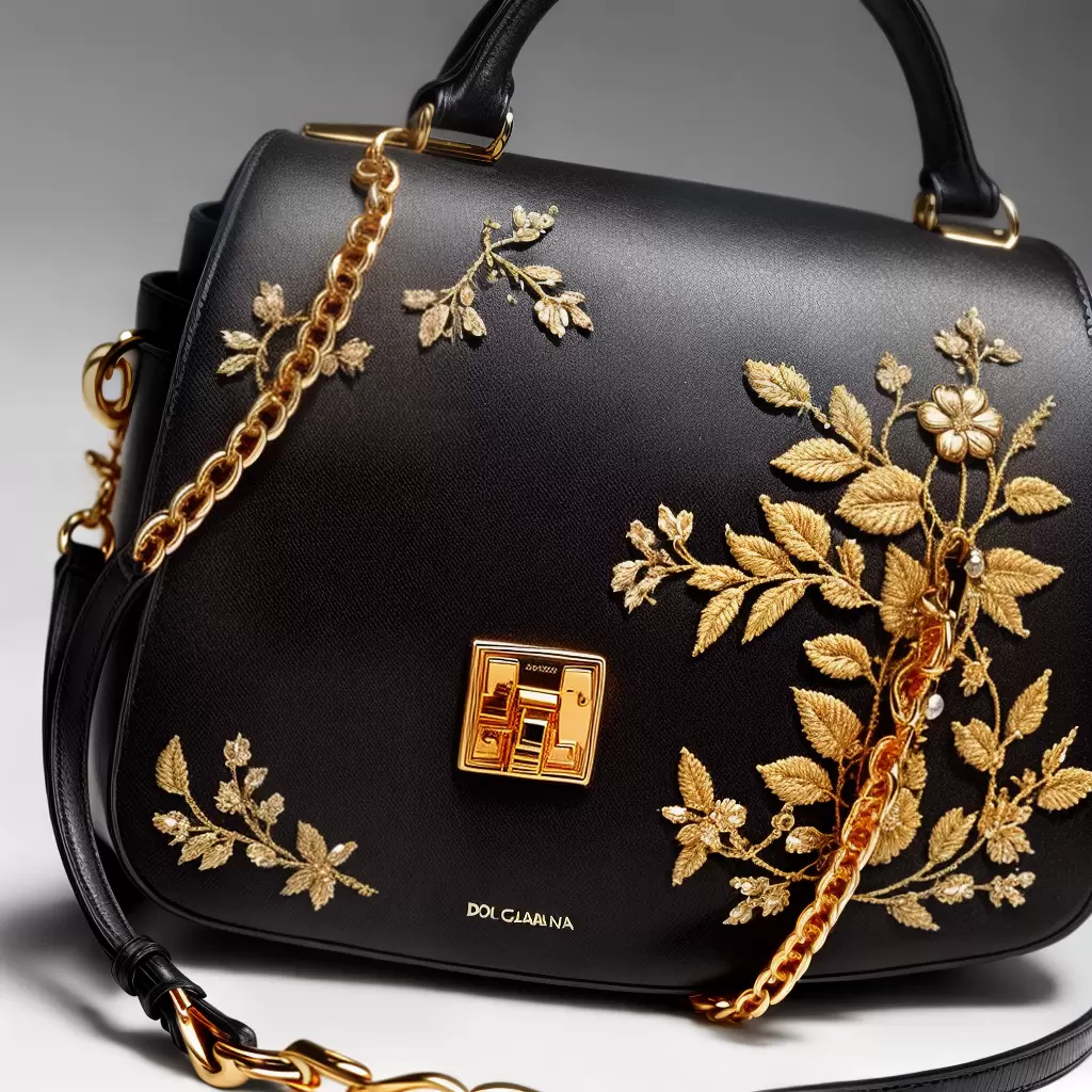 Fotos bolsa dolce gabbana bordado floral