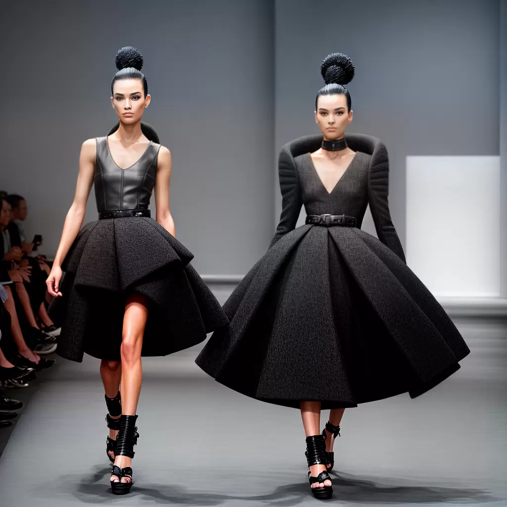 Fotos passarela balenciaga provocante inovador