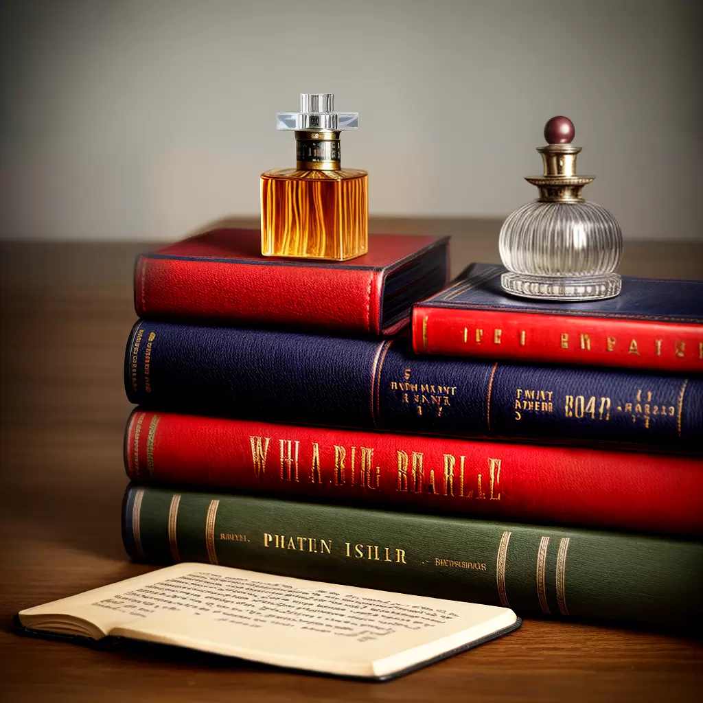 Fotos perfume vintage livros antiguidades
