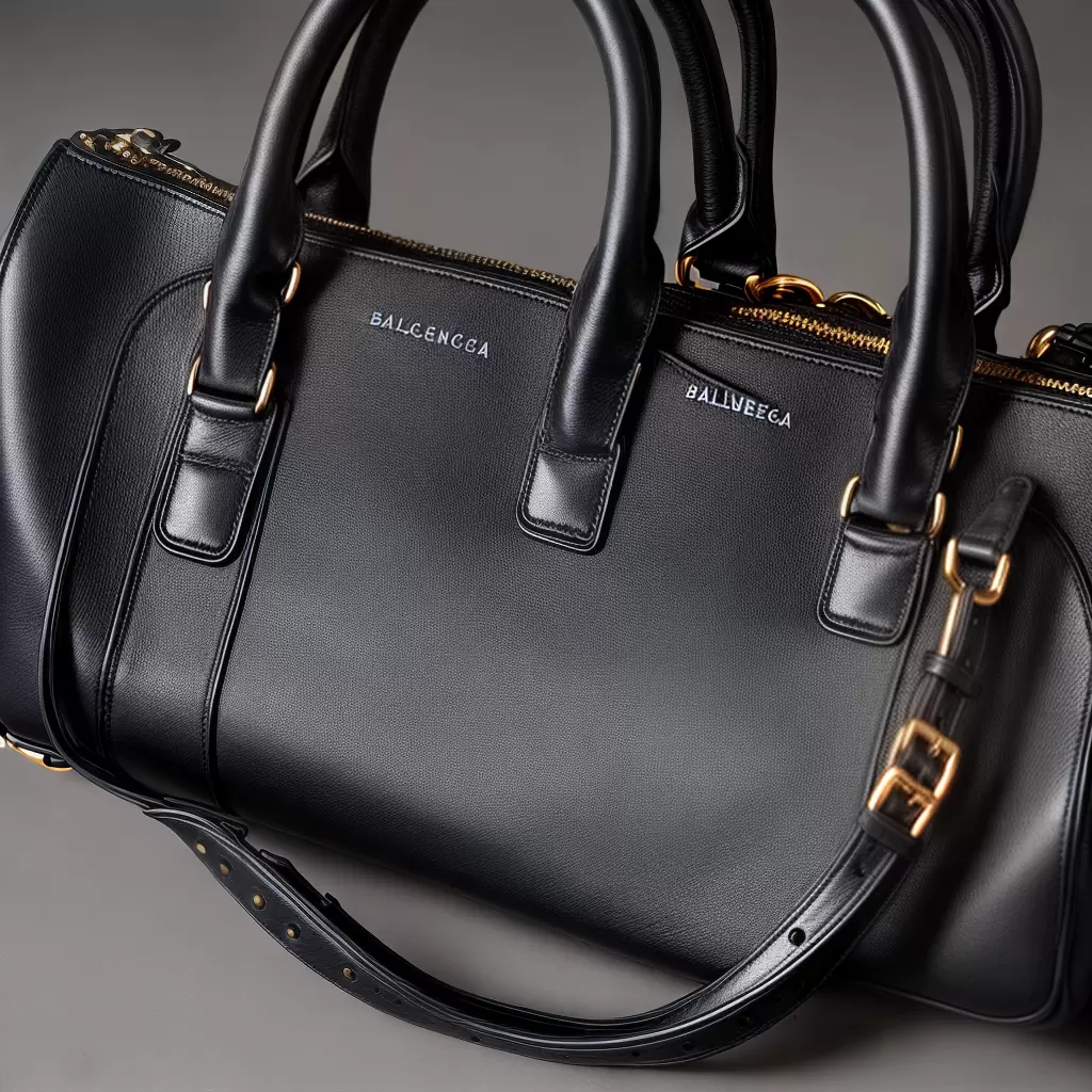 Fotos logo balenciaga bolsa couro
