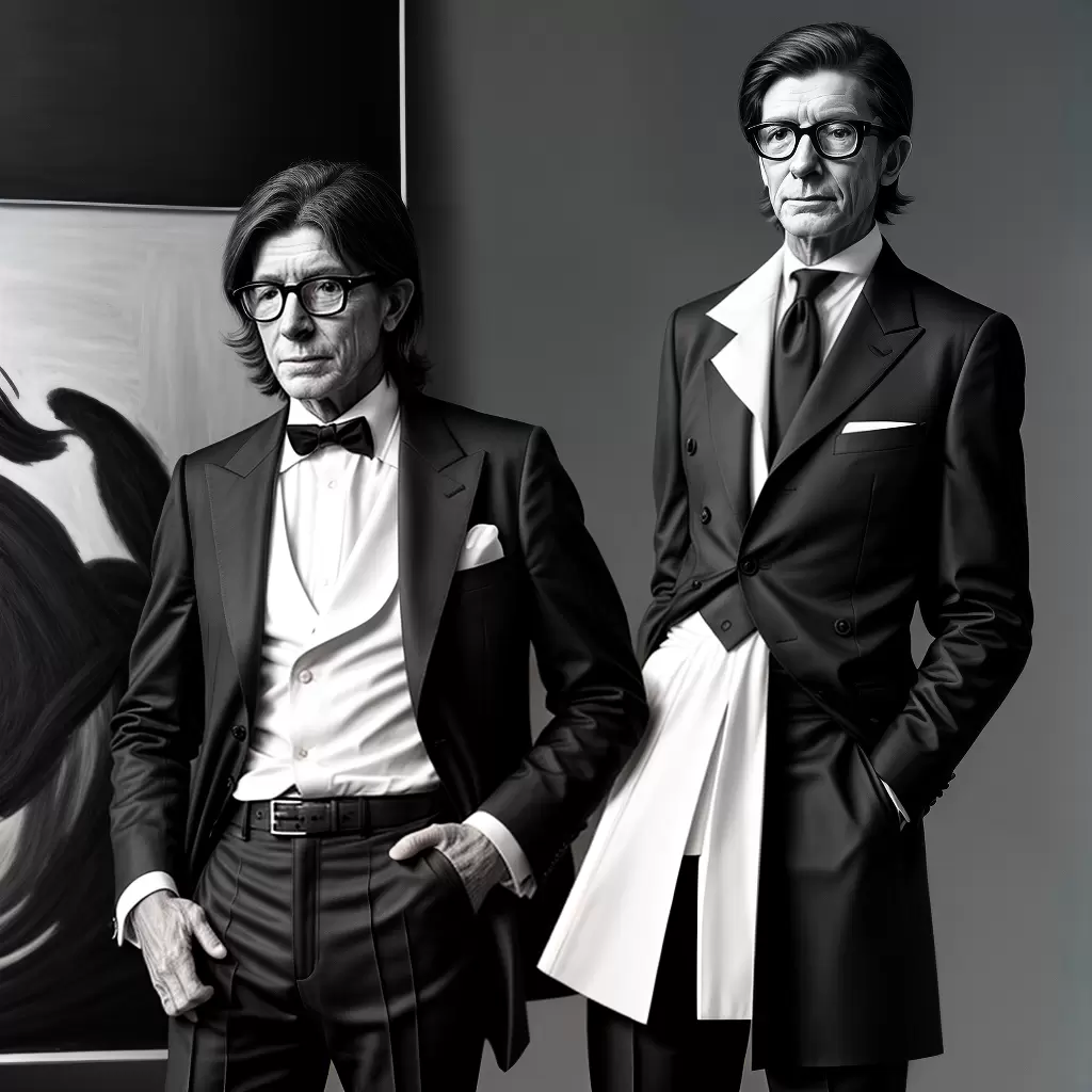 Fotos yves saint laurent pintura preto branco Fotos yves saint laurent pintura preto branco