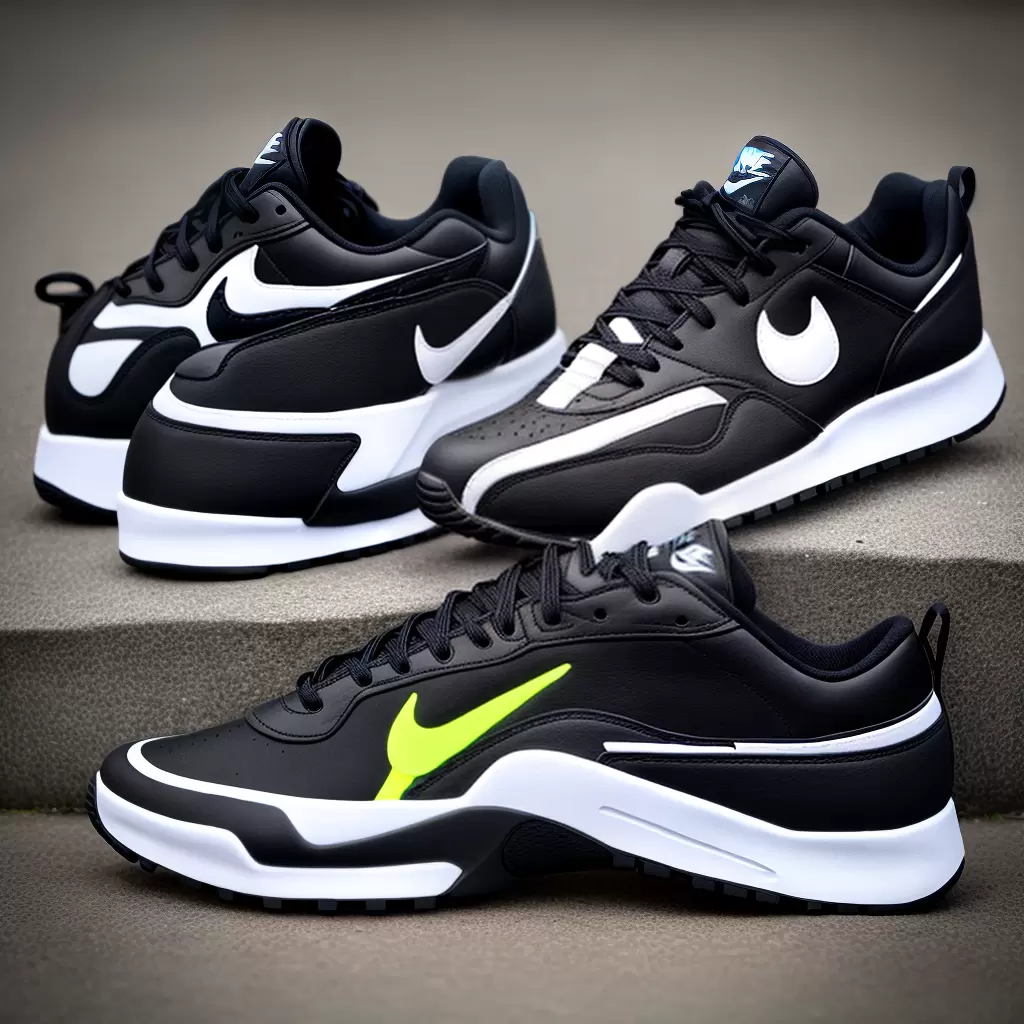 Fotos colecao nike moderna minimalista sneakers