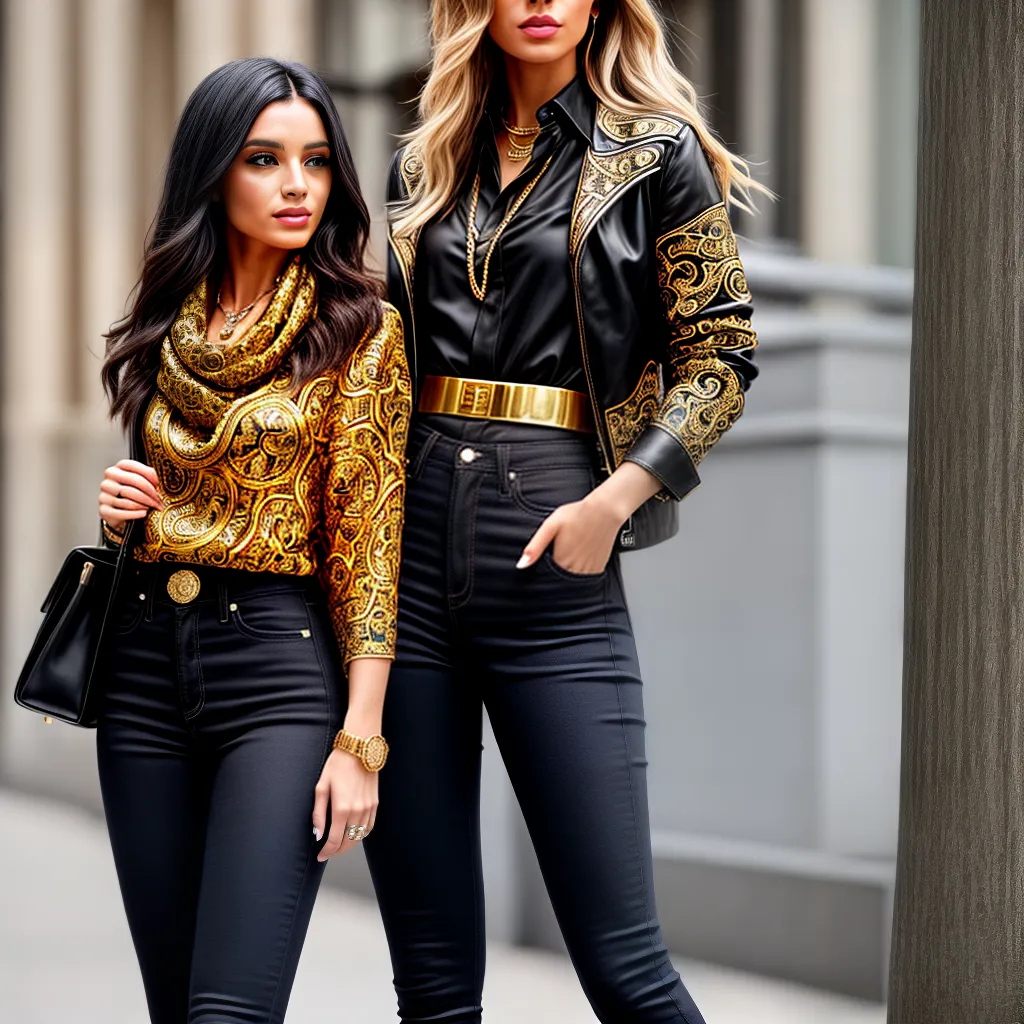 cachecol versace blusa jeans ouro cachecol versace blusa jeans ouro