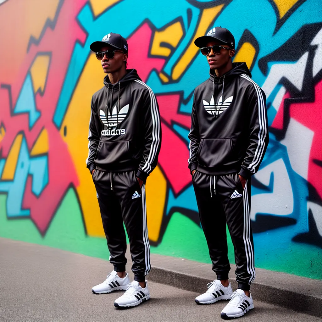 adidas estilo urbano grafite