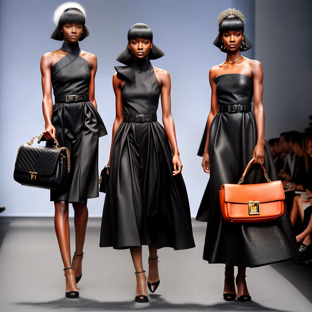 bolsa fendi logo passarela moda