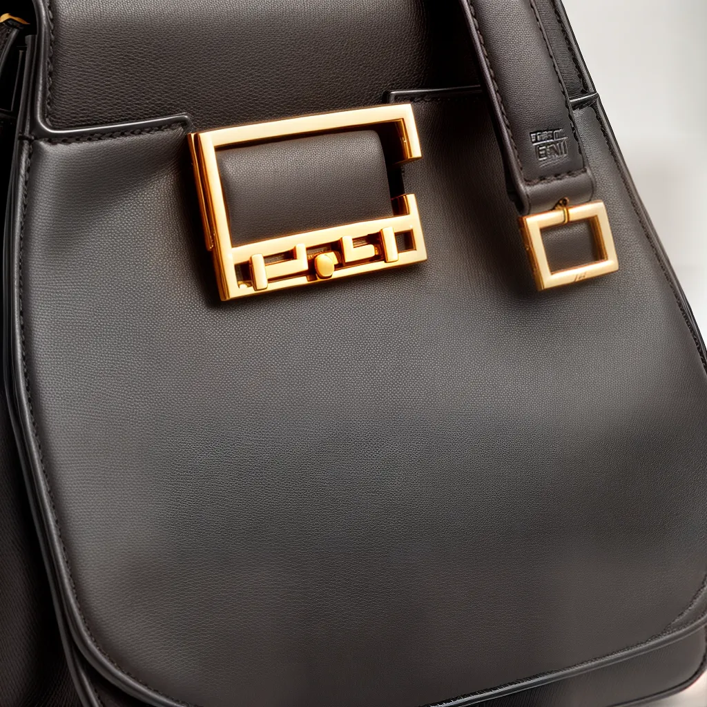 logo fendi bolsa couro padroes