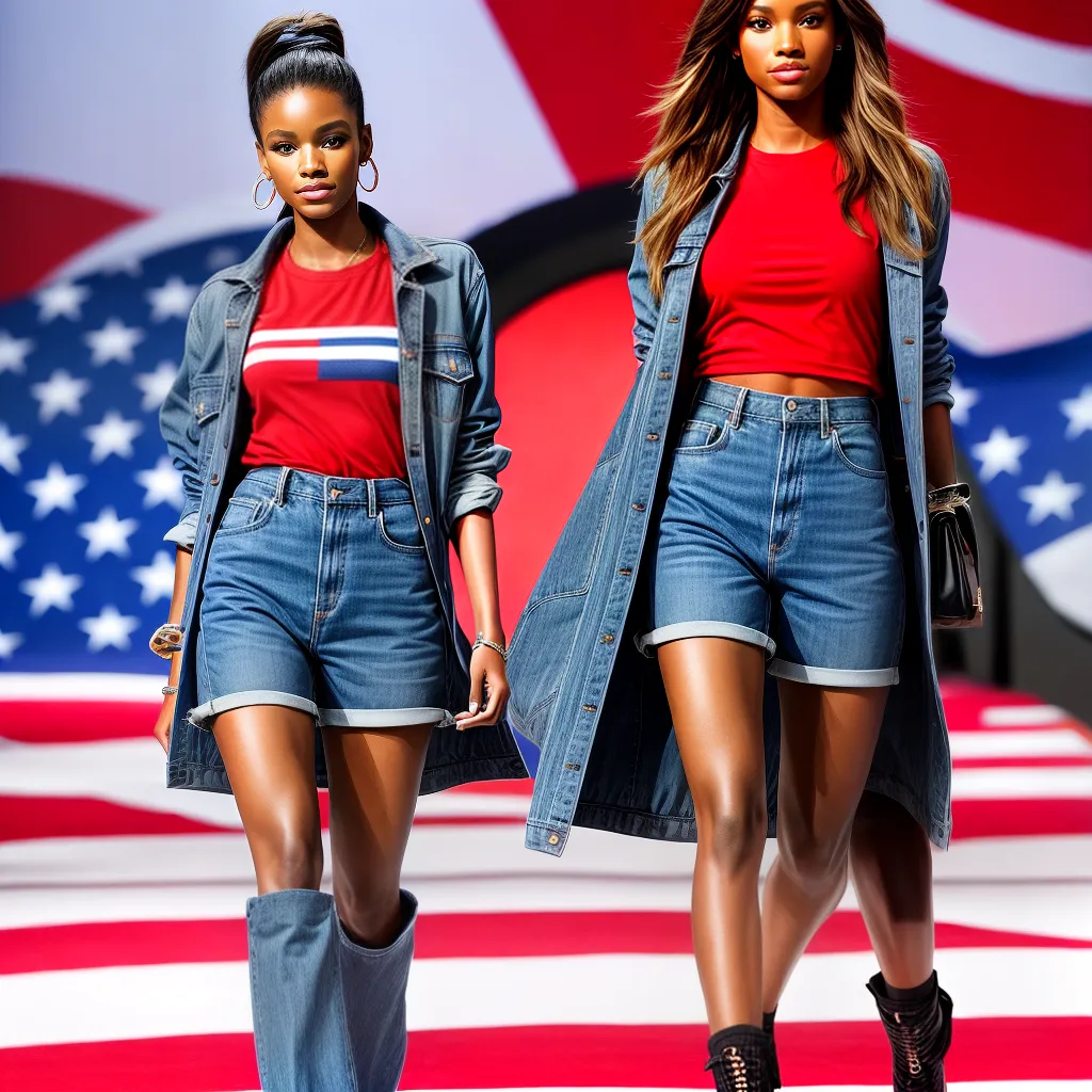 desfile tommy hilfiger cores preppy