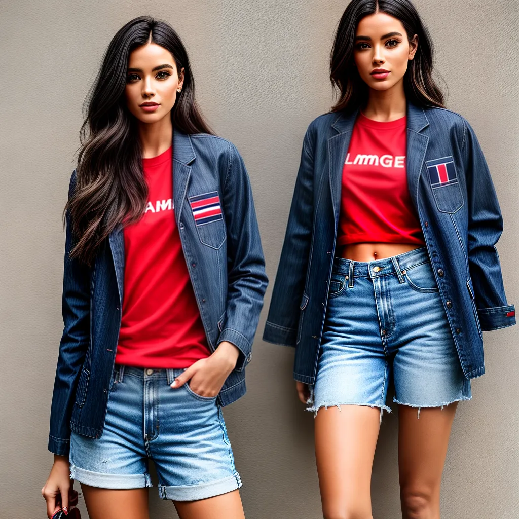 look tommy hilfiger mulher estilosa
