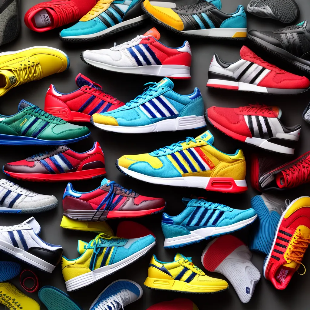 evolucao tenis adidas decadas