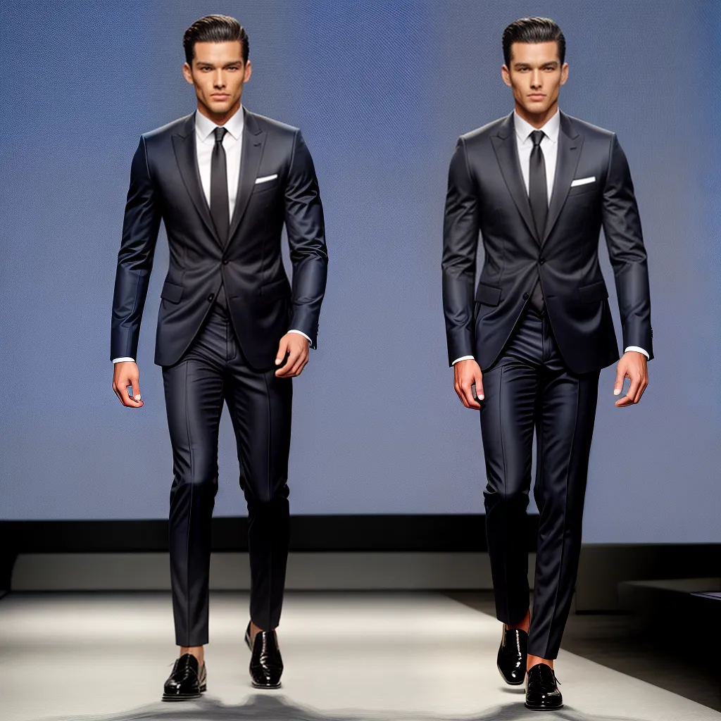 hugo boss passarela modelo sofisticacao