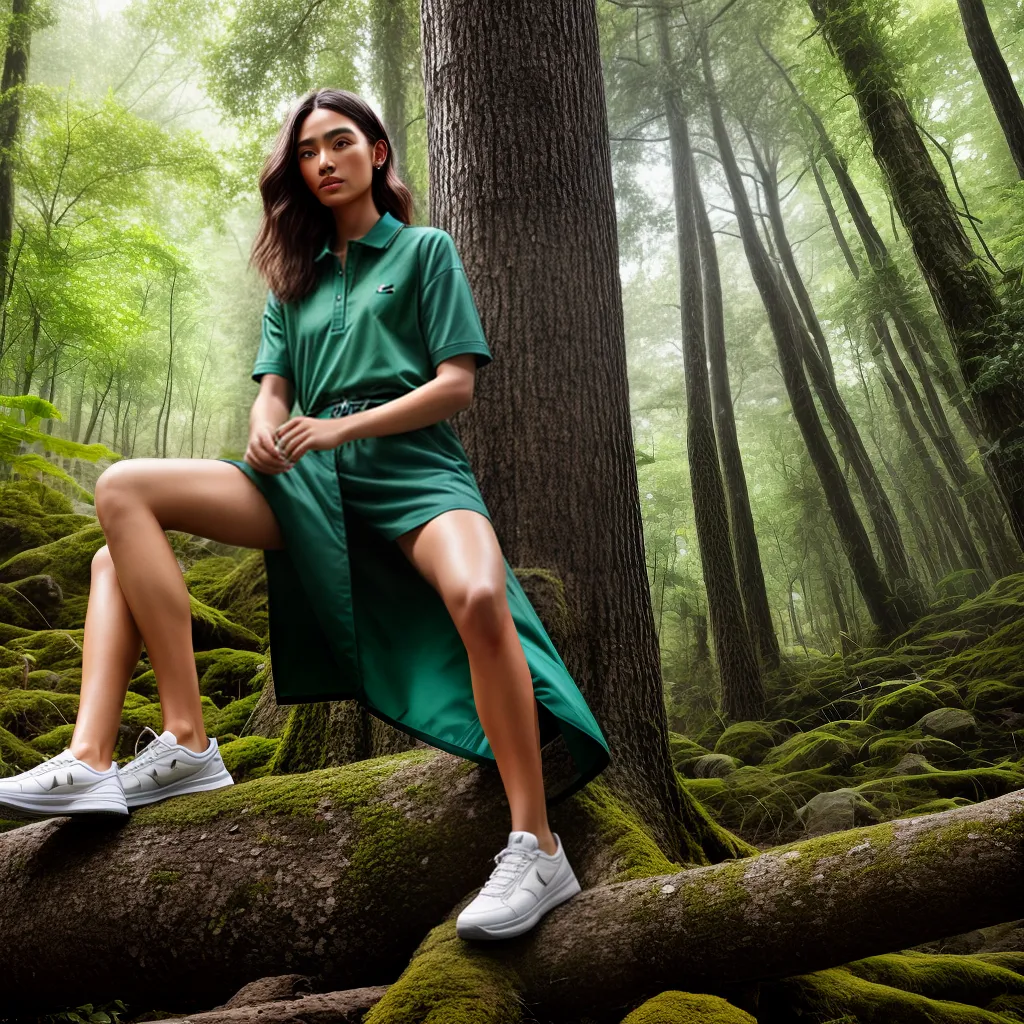 moda sustentavel lacoste floresta