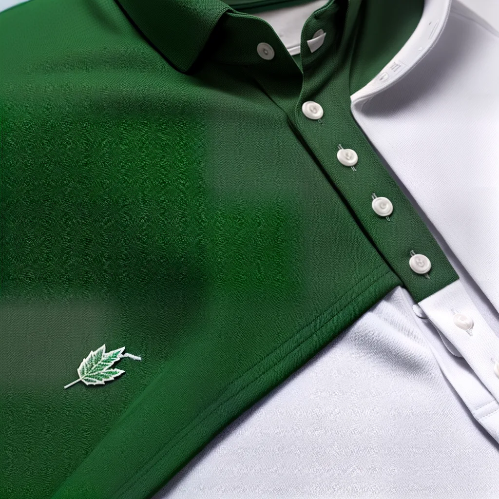 folha verde lacoste polo sustentavel folha verde lacoste polo sustentavel