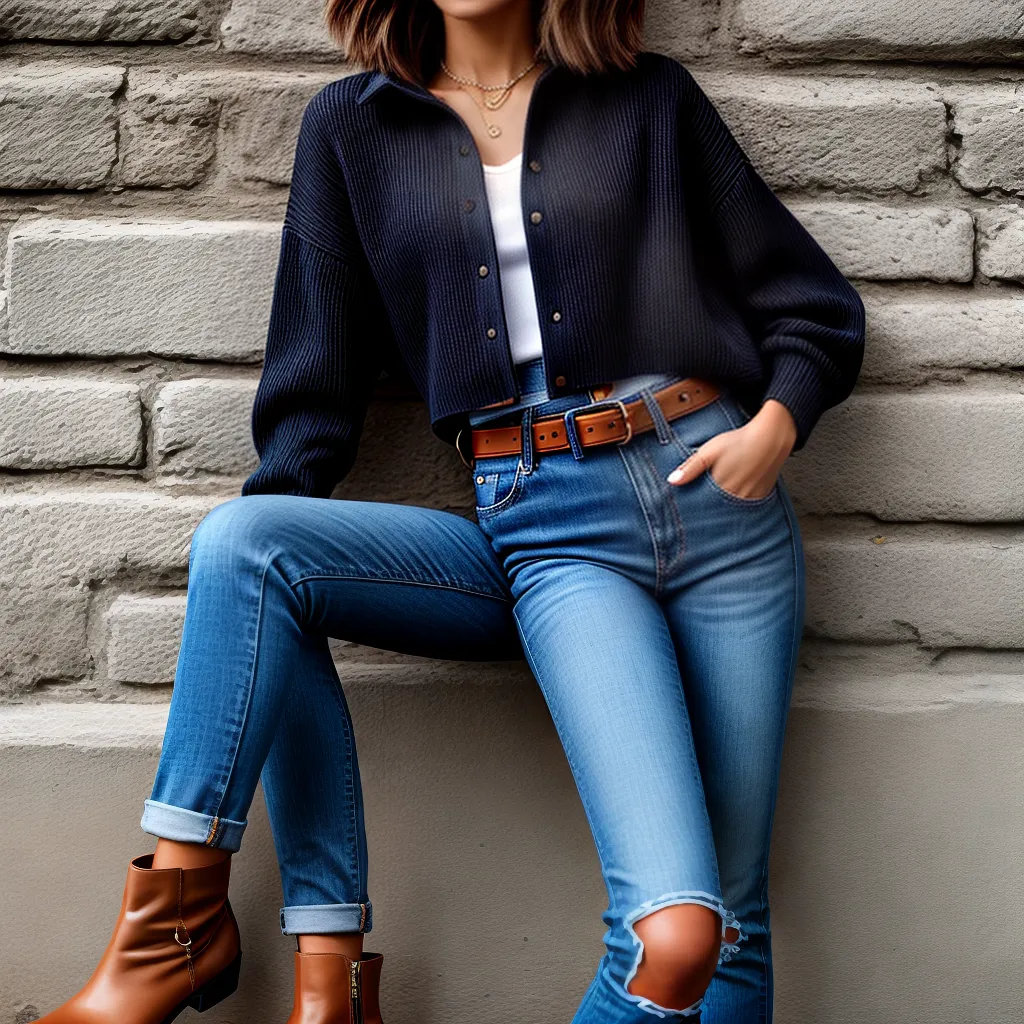 mulher jeans cintura alta moda mulher jeans cintura alta moda