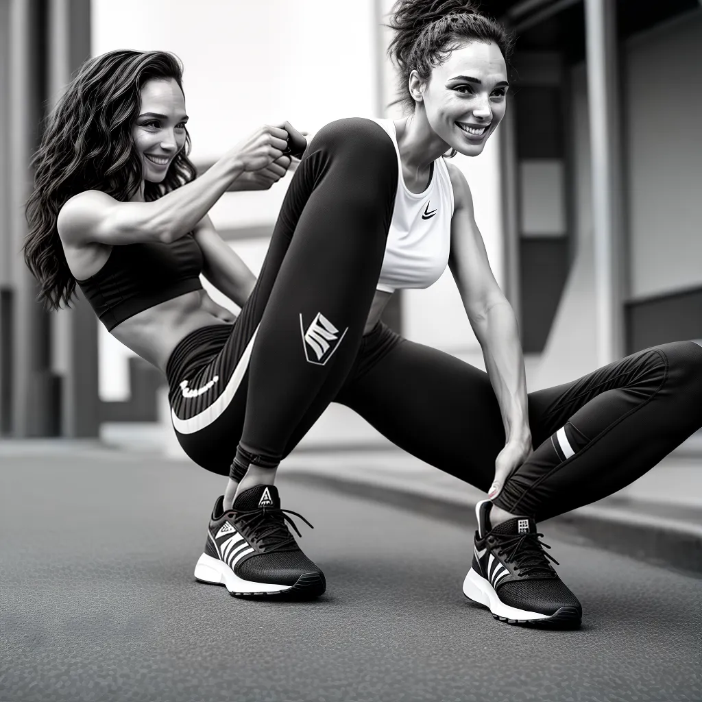 gal gadot tenis reebok treino